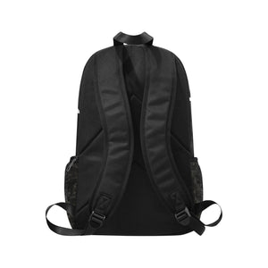 Fabric Backpack with Side Mesh Pockets