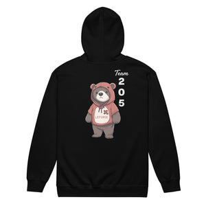 LEFORGE BEAR/TEAM 205 Unisex Zip hoodie