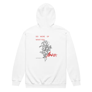 DO WHAT YOU LOVE heavy blend zip hoodie