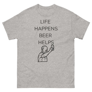 Open image in slideshow, LIFE HAPPENS TEE
