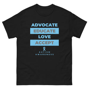 Open image in slideshow, Advocate for Autism  heavyweight tee
