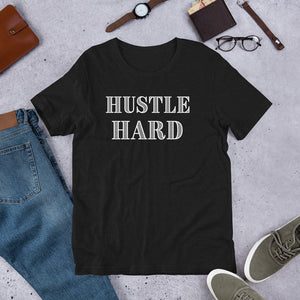 Open image in slideshow, Hustle Hard Dark unisex t-shirt
